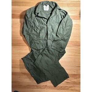 Vintage Men's Army Military Coveralls Jumpsuit Vtg Green, Size Small